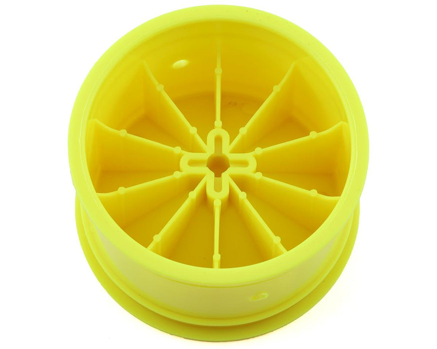 JCO3404Y JConcepts RC10 Mono 2.2 Bearing Rear Wheels (Yellow) (4)