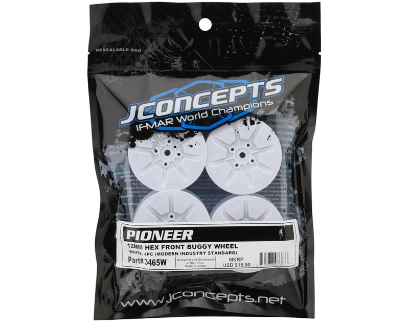 3465 JConcepts Pioneer 2.2 2WD Front Buggy Wheels (4) w/12mm Hex