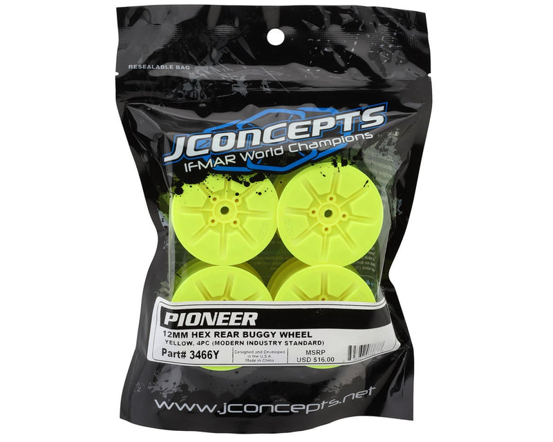 3466 JConcepts Pioneer 2.2 Rear Buggy Wheels (4) w/12mm Hex