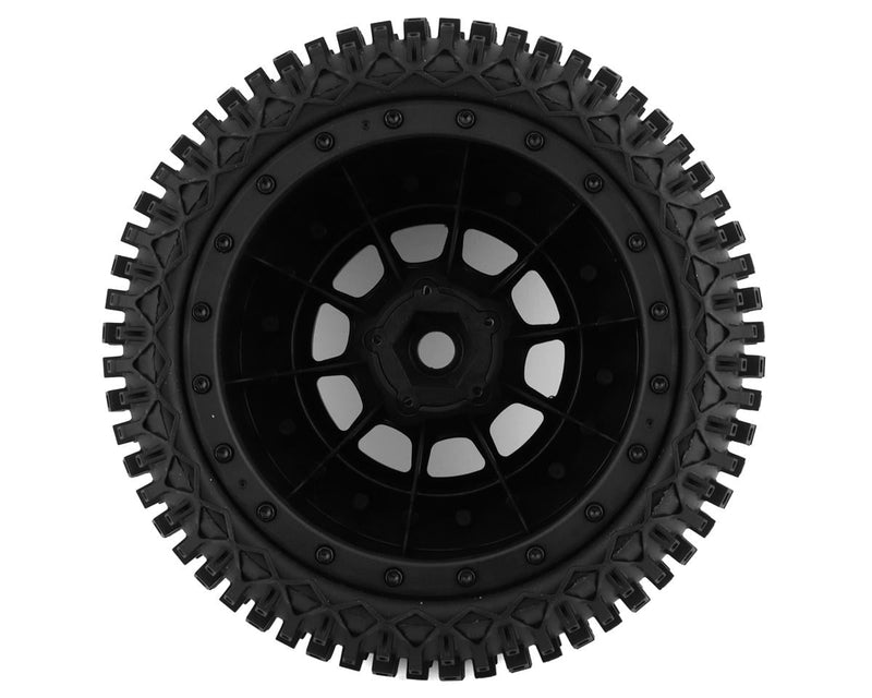4014-3994 JConcepts Choppers Pre-Mounted Monster Truck Tires w/Hazard Wheel (Black) (2) (Platinum)