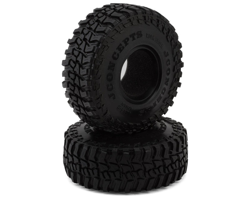 4054-02 JConcepts Rock Block 1.9" 1/10 Rock Crawler Tires (2) (4.75" - Class 2) (Green)