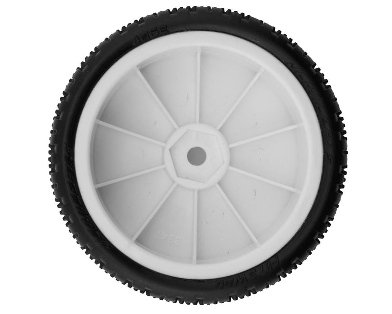 JConcepts Pin Swag LP Wide 2.2" Pre-Mounted 2WD Front Buggy Carpet Tires (Pink) (2) w/12mm Hex