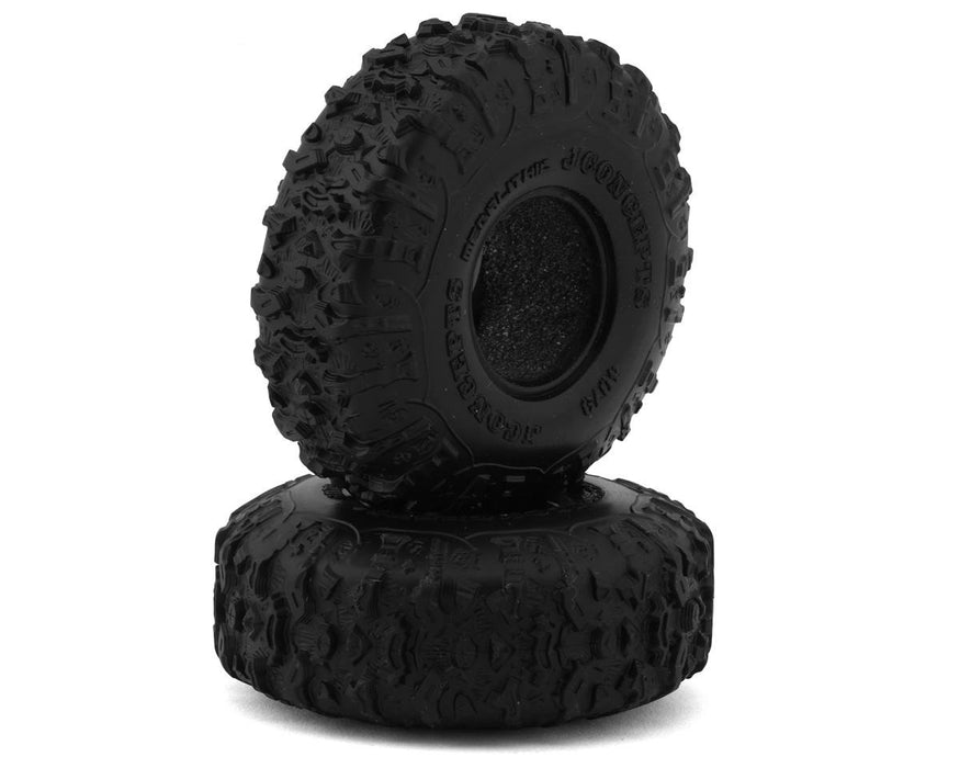 4079-02 JConcepts Megalithic 1.0" Micro Crawler Tires (2) (63mm OD) (Green)