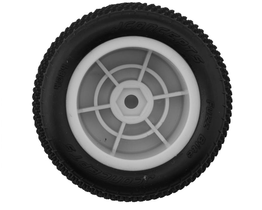 4084-1221 JConcepts Mini-T Fuzz Bite Pre-Mounted Rear Tires (White) (2) (Pink)