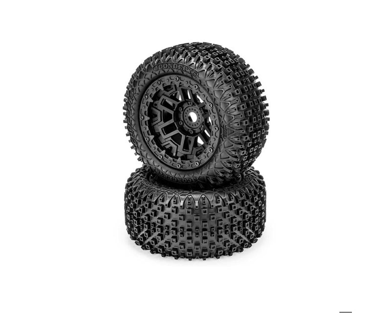 4089-39912 JConcepts Choppers Pre-Mounted Monster Truck Tires (Black) (2) w/17mm Hex