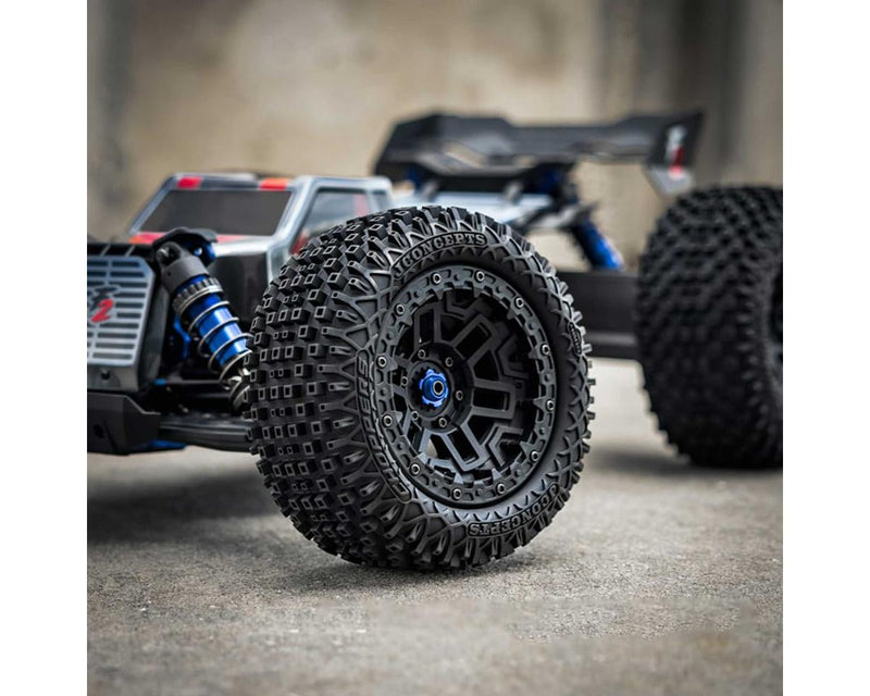 4089-39912 JConcepts Choppers Pre-Mounted Monster Truck Tires (Black) (2) w/17mm Hex