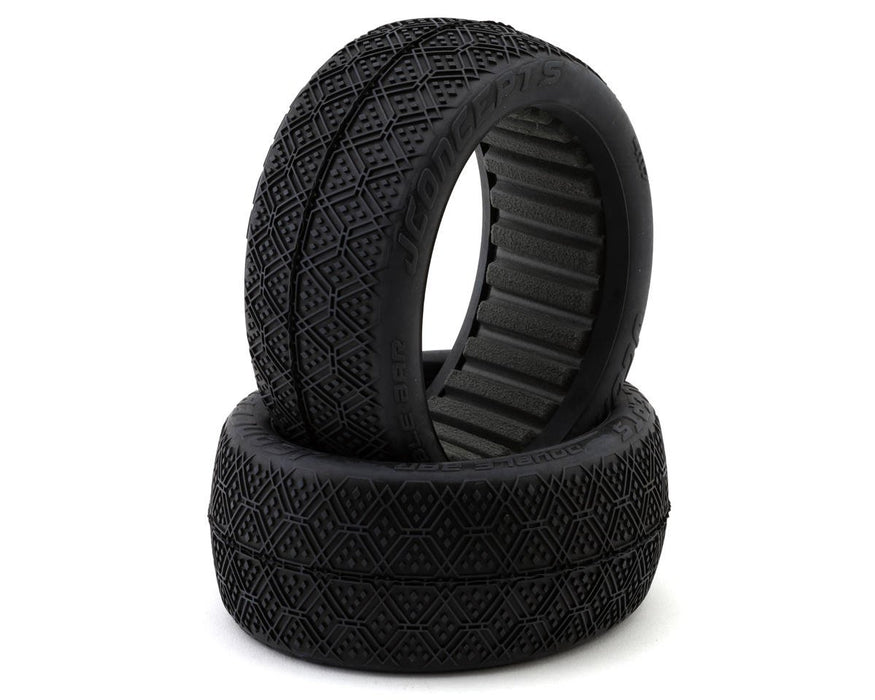 4117-03 JConcepts Double Bar 4.0" 1/8th Off-Road Truggy Tires (2) (Aqua A2)