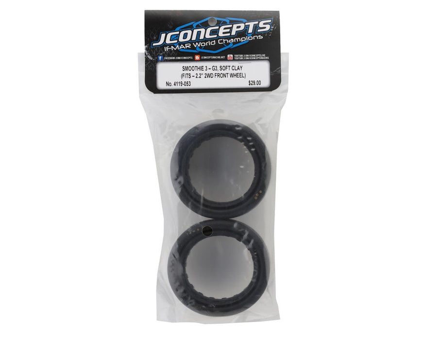 4119-053 JConcepts Smoothie 3 2.2" 2WD Front Buggy Tires (2) (G3 - Soft)