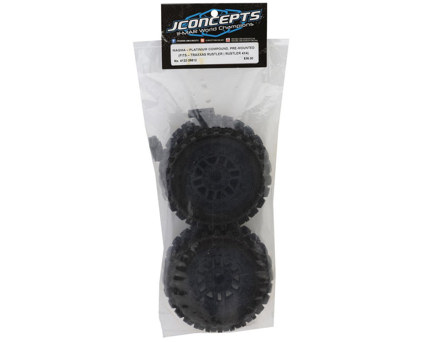JCO4122-39812 JConcepts Magma 2.8" Pre-Mounted Tires (2) (Platinum)