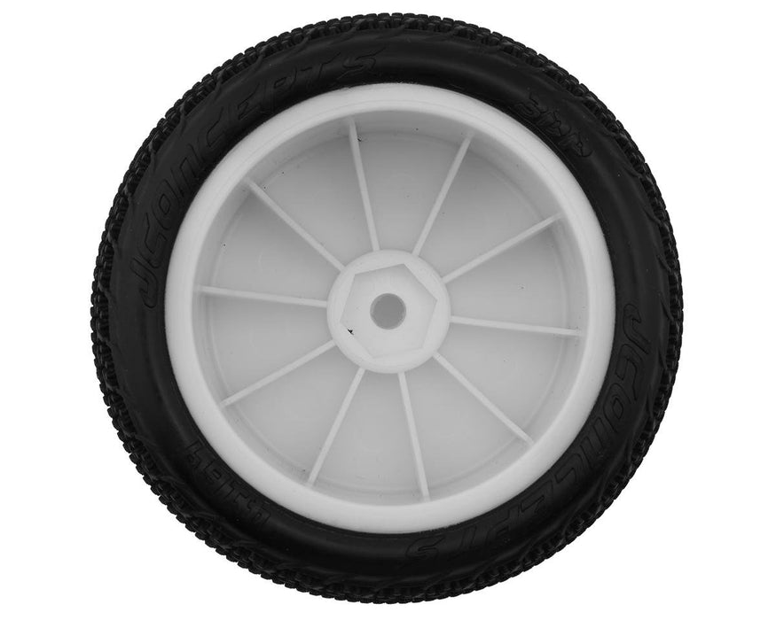 4169-101021 JConcepts 3DP 2.2" Pre-Mounted Rear Buggy Carpet Tires (White) (2) (Pink) w/12mm Hex