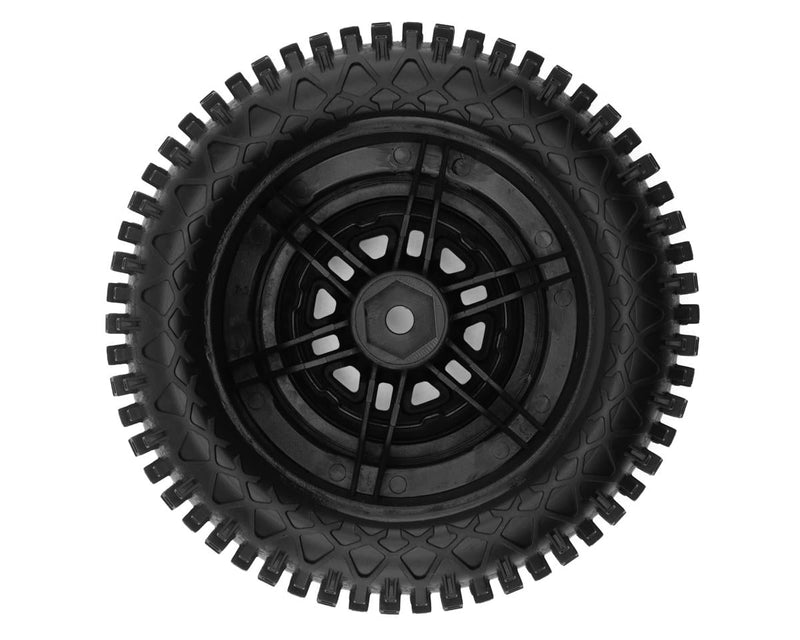 4173-30912 JConcepts Choppers Pre-Mounted Tires for Traxxas® Mini XRT™ (2) (Yellow) w/12mm Hex