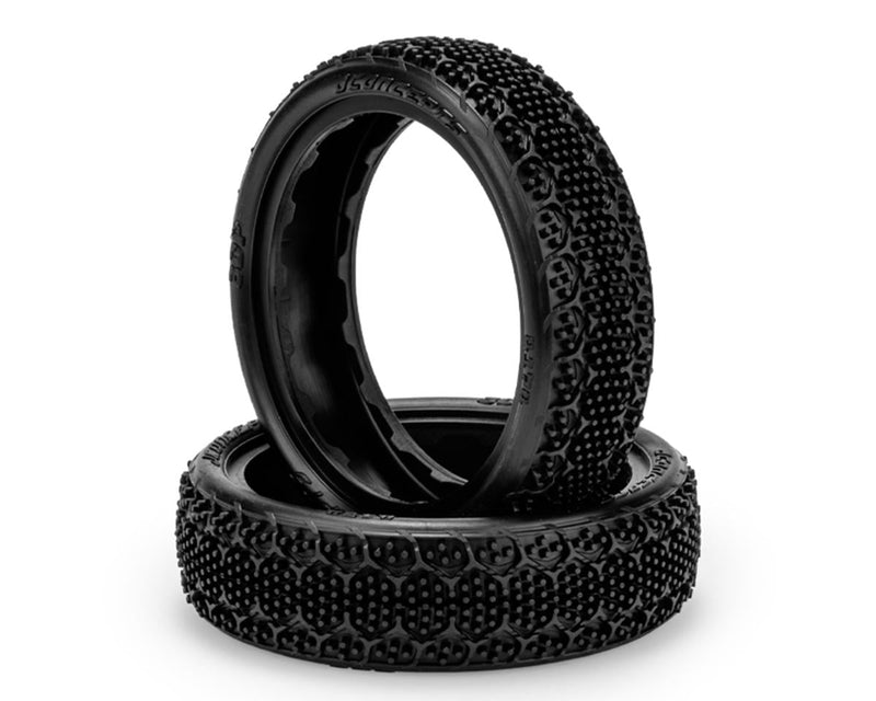 4174-011 JConcepts 3DP 2.2" 2WD Front Buggy Carpet Tires (2) (Purple)