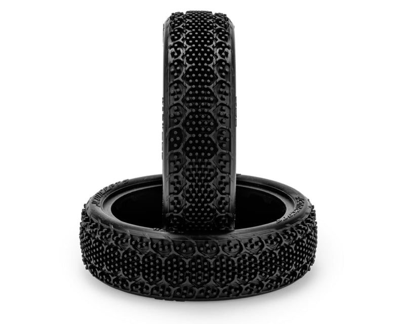 4174-011 JConcepts 3DP 2.2" 2WD Front Buggy Carpet Tires (2) (Purple)