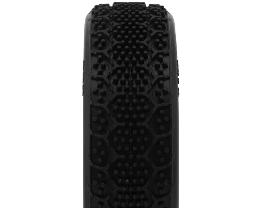 4174-201011 JConcepts 3DP 2.2" Pre-Mounted 2WD Front Buggy Carpet Tires (Yellow) (2) (Pink) w/12mm Hex