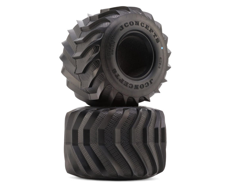 4178-01 JConcepts Outlaw 2.6" Monster Truck Tires (2) (Blue)