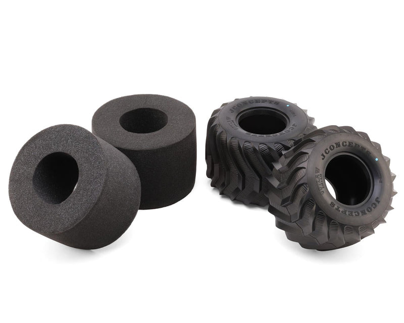 4178-01 JConcepts Outlaw 2.6" Monster Truck Tires (2) (Blue)