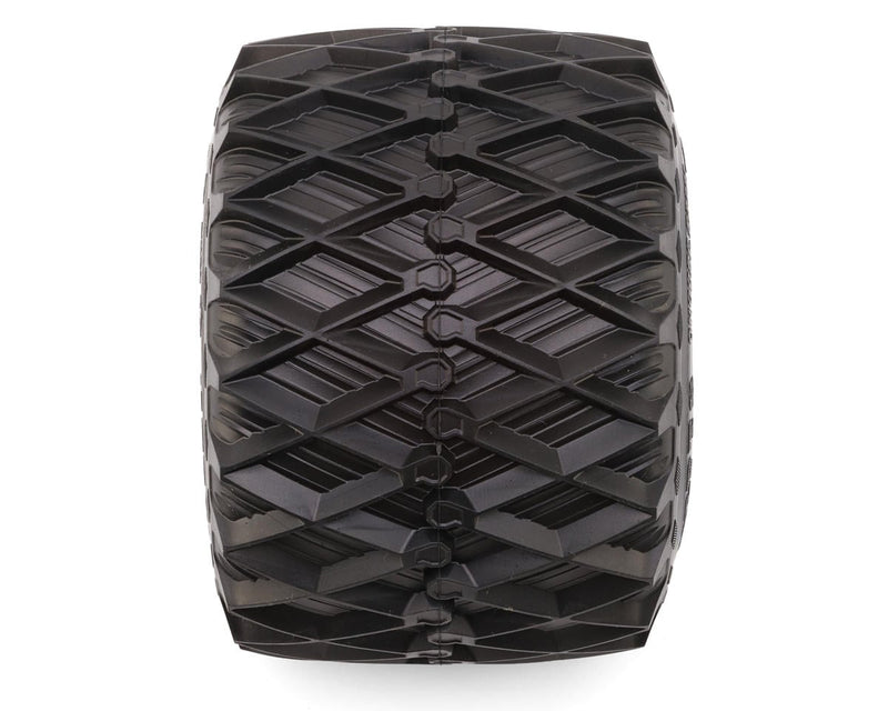 4181-01 JConcepts Cheese Racer 2.6" Monster Truck Tires (2) (Blue) w/Foam Inserts