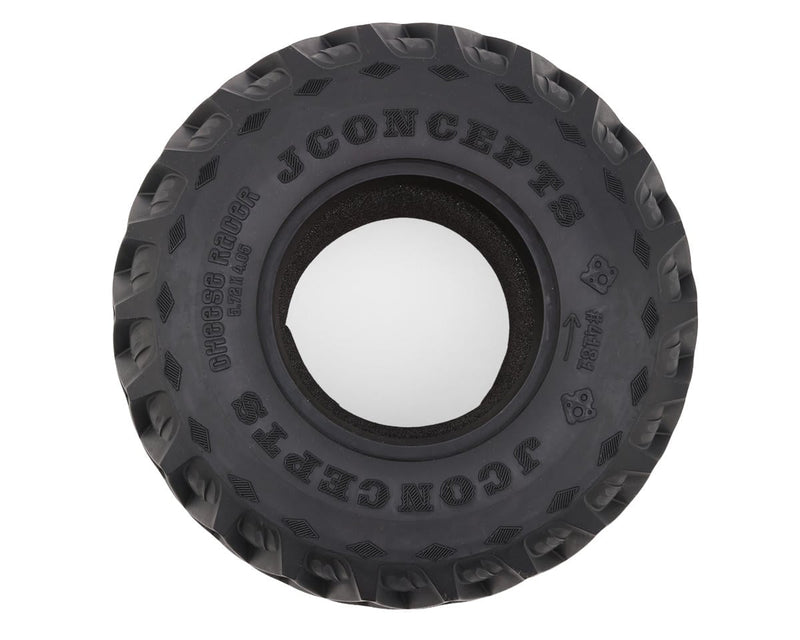 4181-05 JConcepts Cheese Racer 2.6" Monster Truck Tires (2) (Gold) w/Foam Inserts