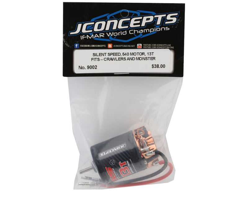 9002 JConcepts Silent Speed 540 Adjustable Timing Competition Motor (13T)