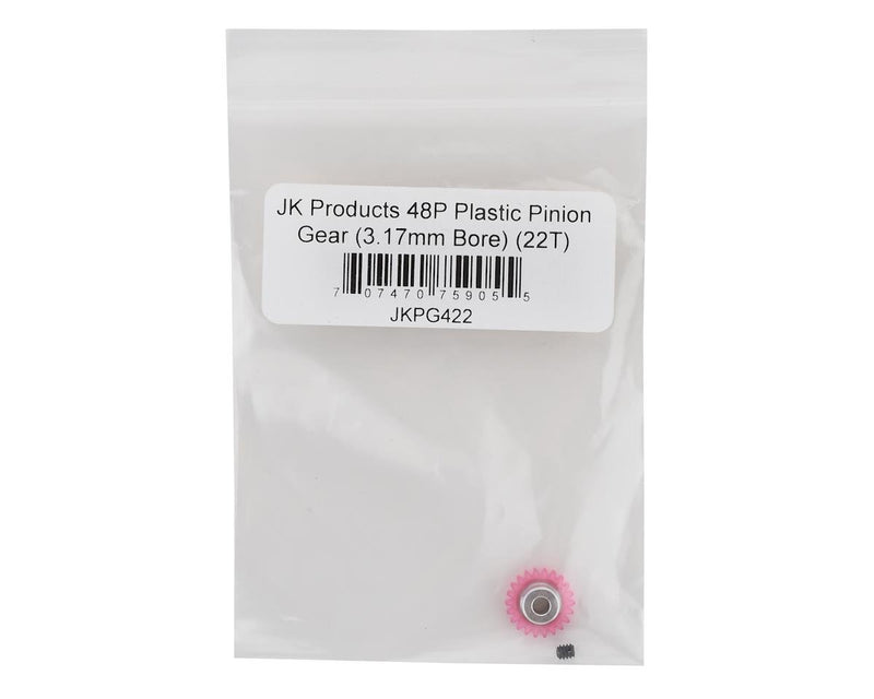JKPG422 JK Products 48P Plastic Pinion Gear (3.17mm Bore) (22T)