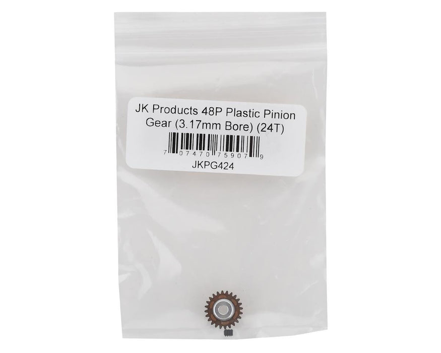 JKPG424 JK Products 48P Plastic Pinion Gear (3.17mm Bore) (24T)