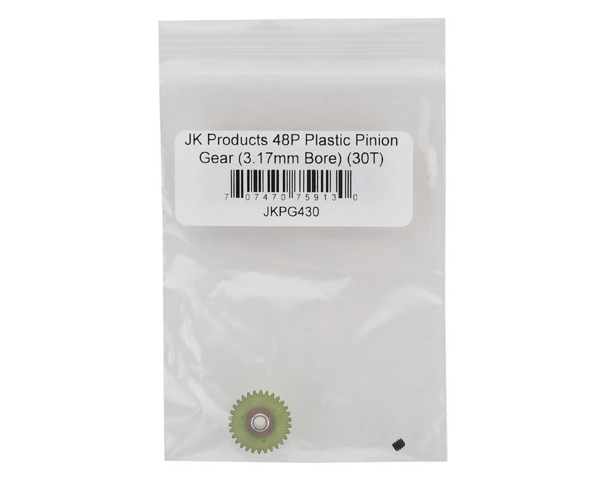 JKPG430 JK Products 48P Plastic Pinion Gear (3.17mm Bore) (30T)