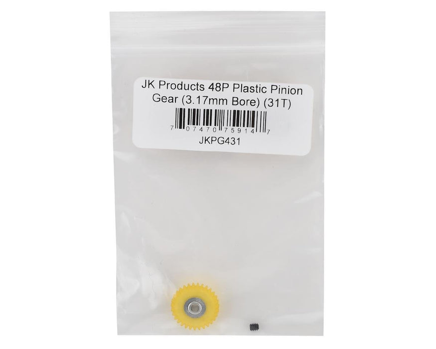 JKPG431 JK Products 48P Plastic Pinion Gear (3.17mm Bore) (31T)