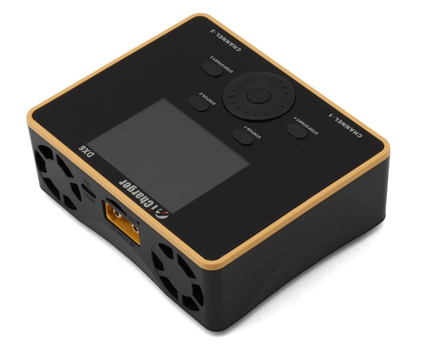 JUN-DX6 Junsi iCharger DX6 DC Dual LiPo/Life/NiMH/NiCD Battery Charger (6S/50A/1500W)