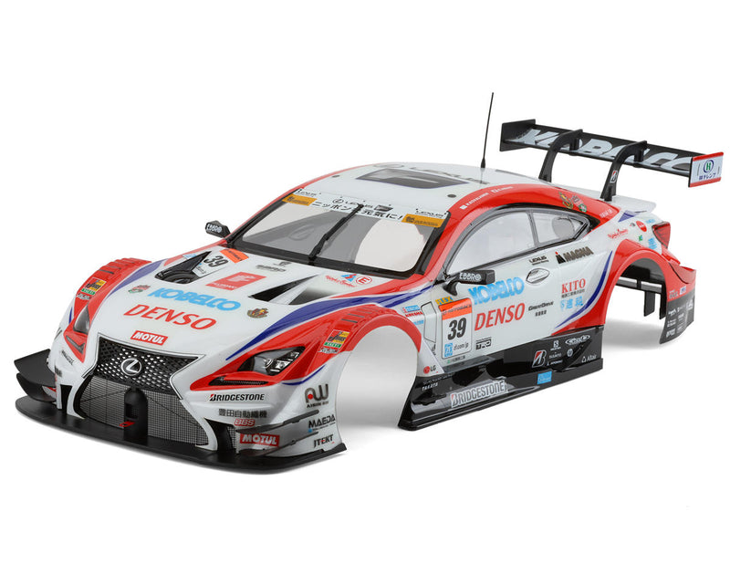48660 Killerbody Denso Kobelco Sard RC F Pre-Painted 1/10 Touring Car Body (White/Red)