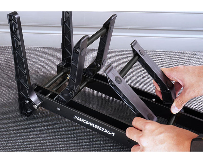 KOS50741 Koswork 2 Layer 1/10 & 1/8 Car Display Stand (200x240x475mm) W/Carrying Bag