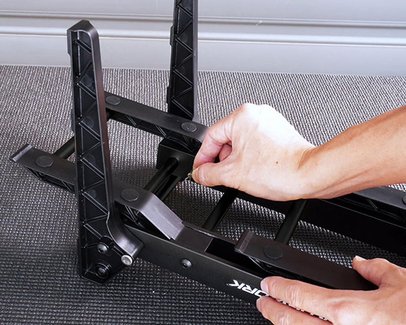 KOS50741 Koswork 2 Layer 1/10 & 1/8 Car Display Stand (200x240x475mm) W/Carrying Bag
