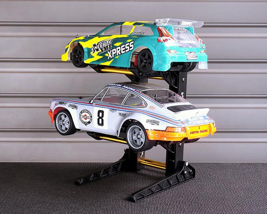 KOS50747 Koswork 2 Layer 1/10 Car Display Stand (200x240x325mm) W/Carrying Bag