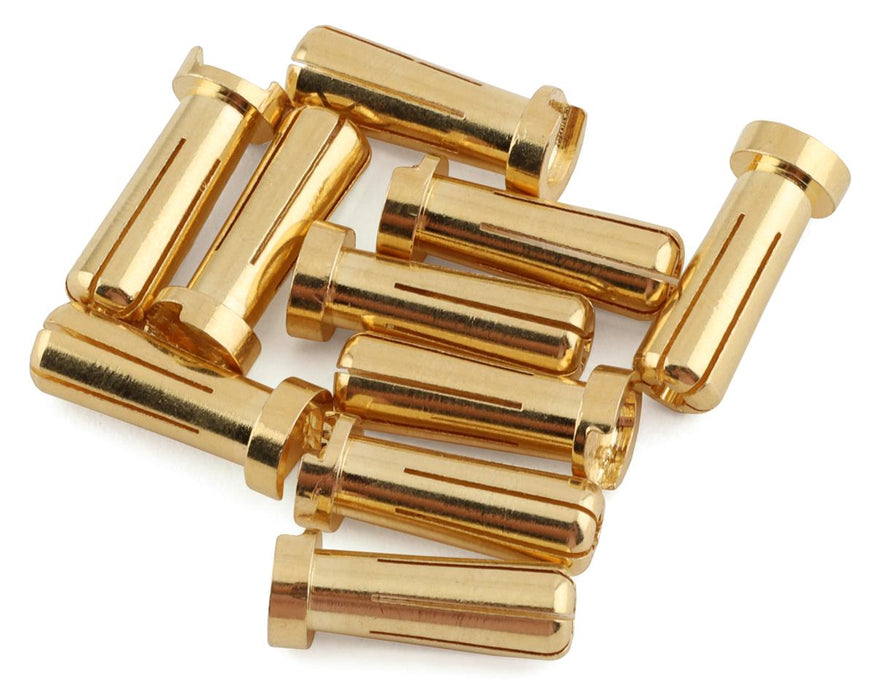 Klinik RC Gold Plated 5mm Bullet Connectors (10)