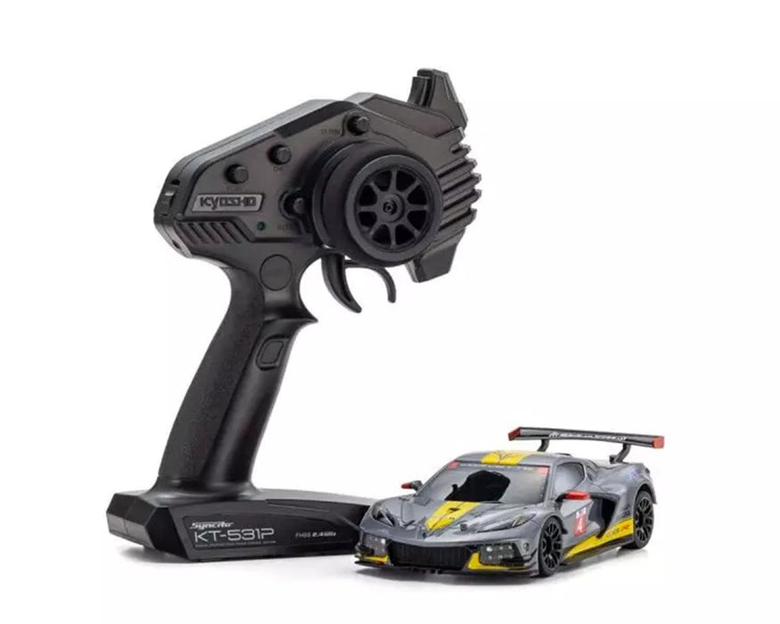 32356GM Kyosho MR-04 RWD Mini-Z Readyset w/Chevrolet Corvette C8.R Body (Gunmetal) w/KT-531P 2.4GHz Radio