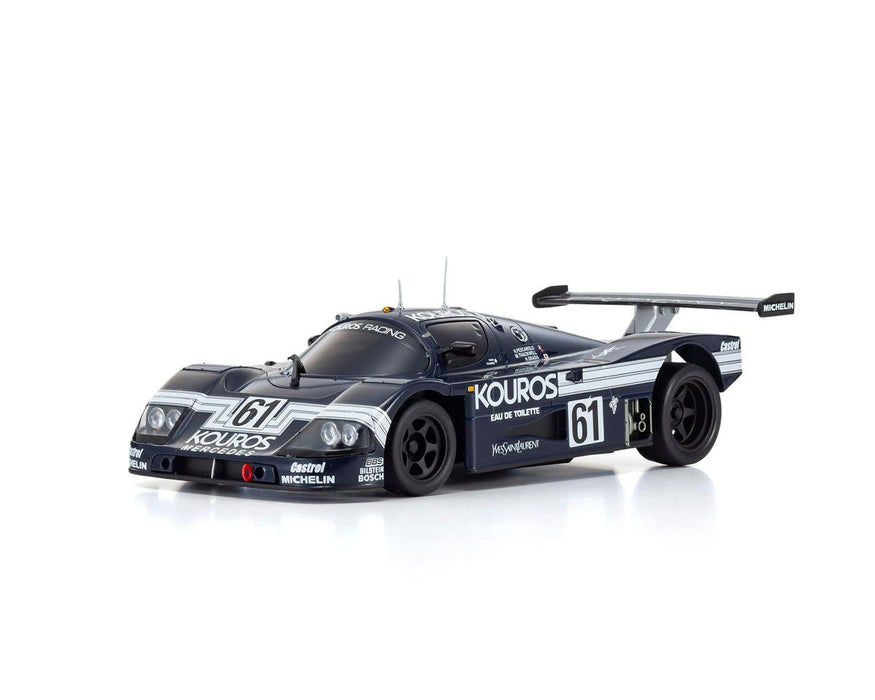 32362KR Kyosho MR-04 RWD Mini-Z Readyset w/Sauber Mercedes C9 1988 Body (Blue) w/KT-531P 2.4GHz Radio