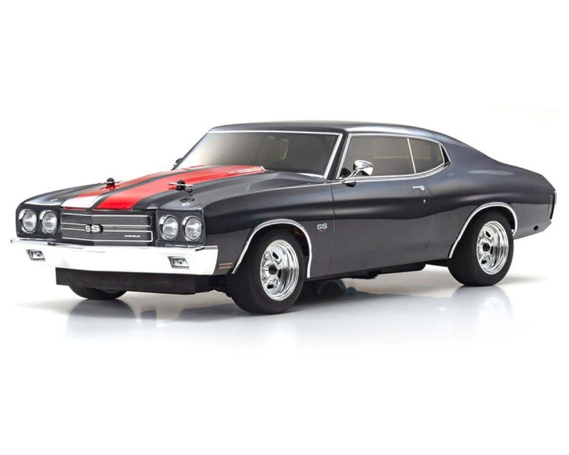 34416T2 Kyosho EP Fazer Mk2 FZ02L 1970 Chevelle SS 454 LS6 ReadySet (Tuxedo Black/Red) w/Syncro KT-231P+