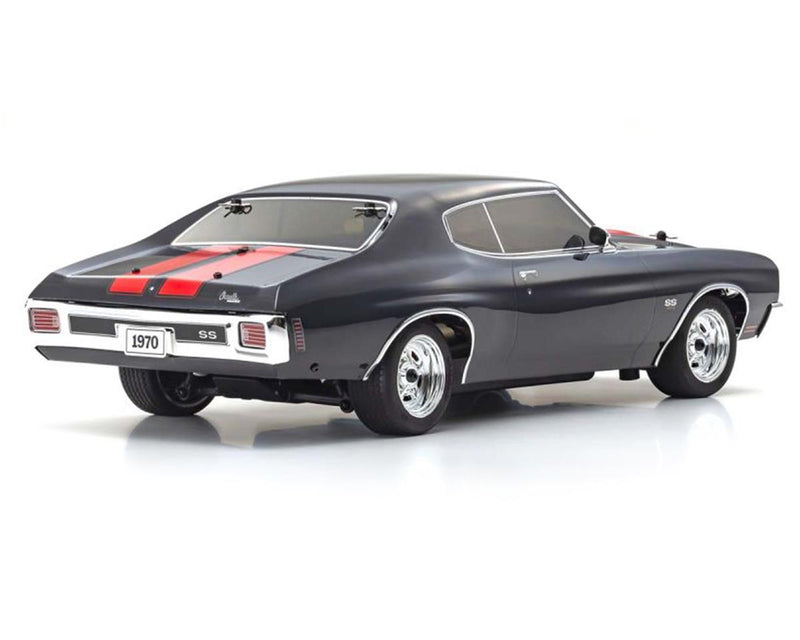 34416T2 Kyosho EP Fazer Mk2 FZ02L 1970 Chevelle SS 454 LS6 ReadySet (Tuxedo Black/Red) w/Syncro KT-231P+