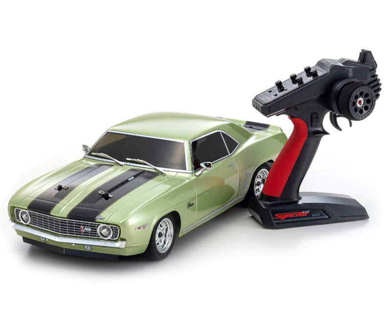 34418T2 Kyosho Fazer Mk2 FZ02 1969 Chevy Camaro Z/28 ReadySet (Frost Green) w/Syncro KT-231P Radio
