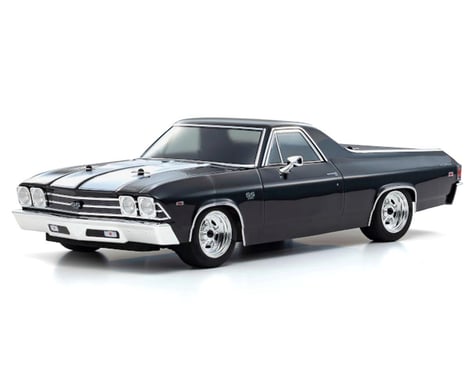 34419T1 Kyosho 1:10 Scale Radio Controlled Electric Powered 4WD FAZER Mk2 FZ02L 1969 Chevy® El Camino® SS 396 Tuxedo Black