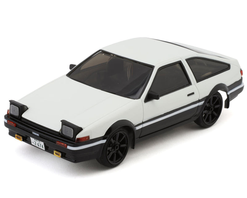 KYO66601A Kyosho First Mini-Z RWD ReadySet w/Toyota Sprinter Trueno AE86 Body (White/Black) w/2.4GHz Radio