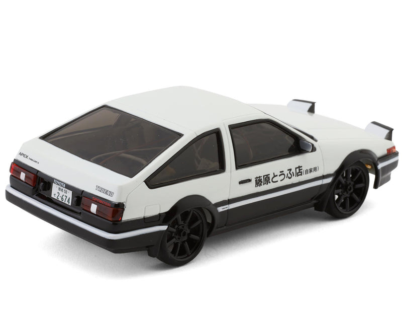 KYO66601A Kyosho First Mini-Z RWD ReadySet w/Toyota Sprinter Trueno AE86 Body (White/Black) w/2.4GHz Radio