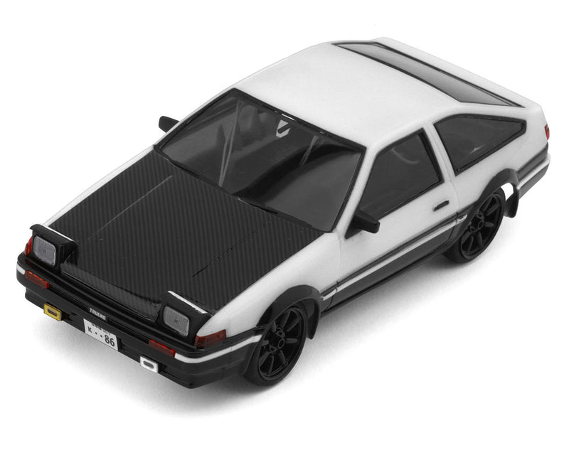 KYO66612A Kyosho First Mini-Z RWD ReadySet w/Toyota Sprinter Trueno AE86 Body (White/Black) w/2.4GHz Radio