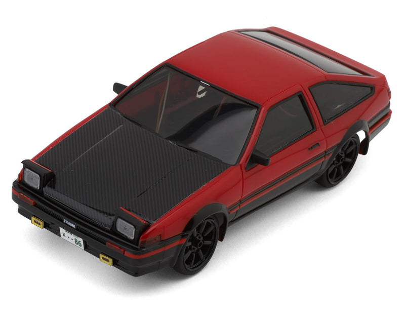 KYO66613A Kyosho First Mini-Z RWD ReadySet w/Toyota Sprinter Trueno AE86 Body (Red/Black) w/2.4GHz Radio