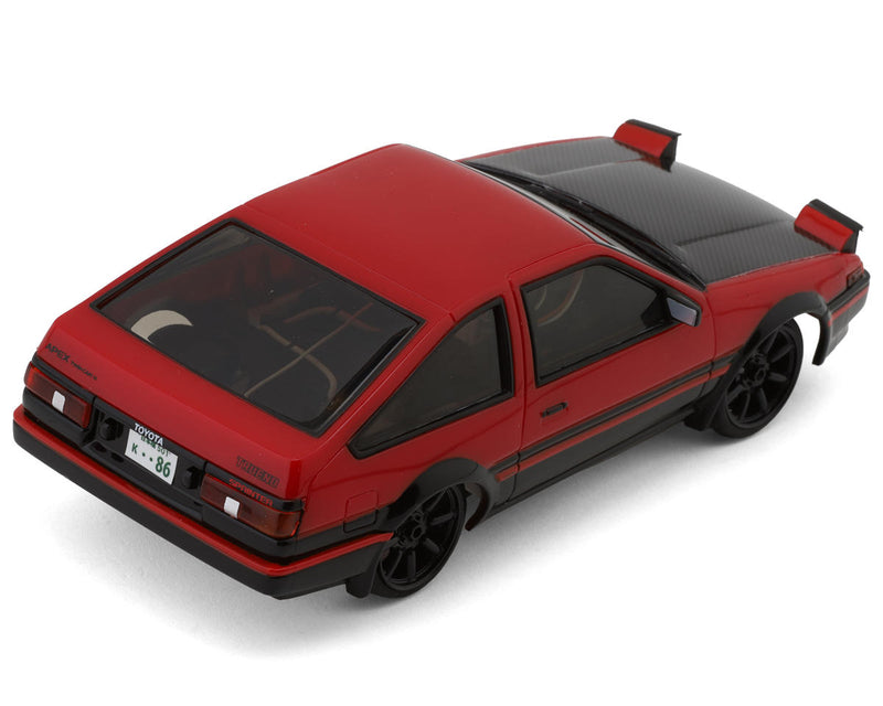 KYO66613A Kyosho First Mini-Z RWD ReadySet w/Toyota Sprinter Trueno AE86 Body (Red/Black) w/2.4GHz Radio