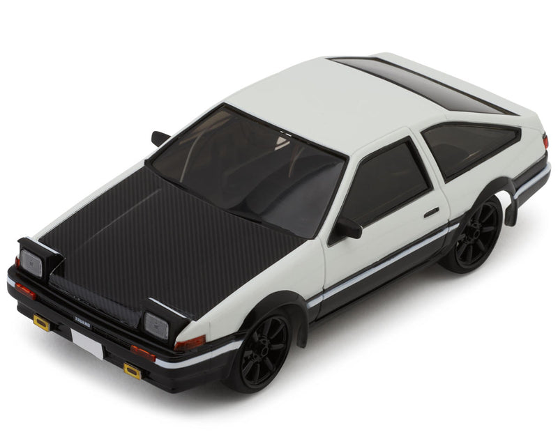 KYO66617A Kyosho First Mini-Z RWD ReadySet w/Toyota Sprinter Trueno AE86 Body (White/Black) w/2.4GHz Radio