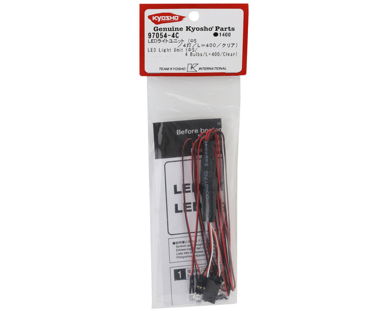 97054-4C Kyosho 5mm LED Lights Unit (White) (4 Bulbs)