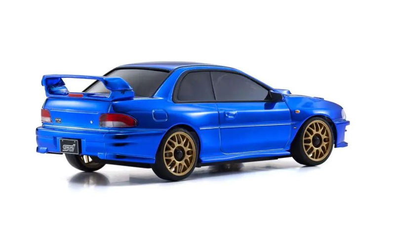 MZP457CBL Kyosho ASC MA020 Subaru Impreza 22B-STi Version Chrome Blue Kyosho 60th Anniversary