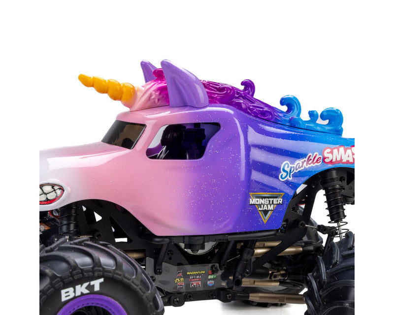 LOS01026T5 Losi 1/18 Mini LMT 4x4 Brushed RTR Monster Truck (Sparkle Smash) w/SLT2 2.4GHz Radio, Battery & Charger