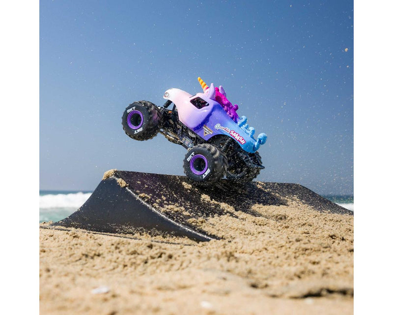 LOS01026T5 Losi 1/18 Mini LMT 4x4 Brushed RTR Monster Truck (Sparkle Smash) w/SLT2 2.4GHz Radio, Battery & Charger
