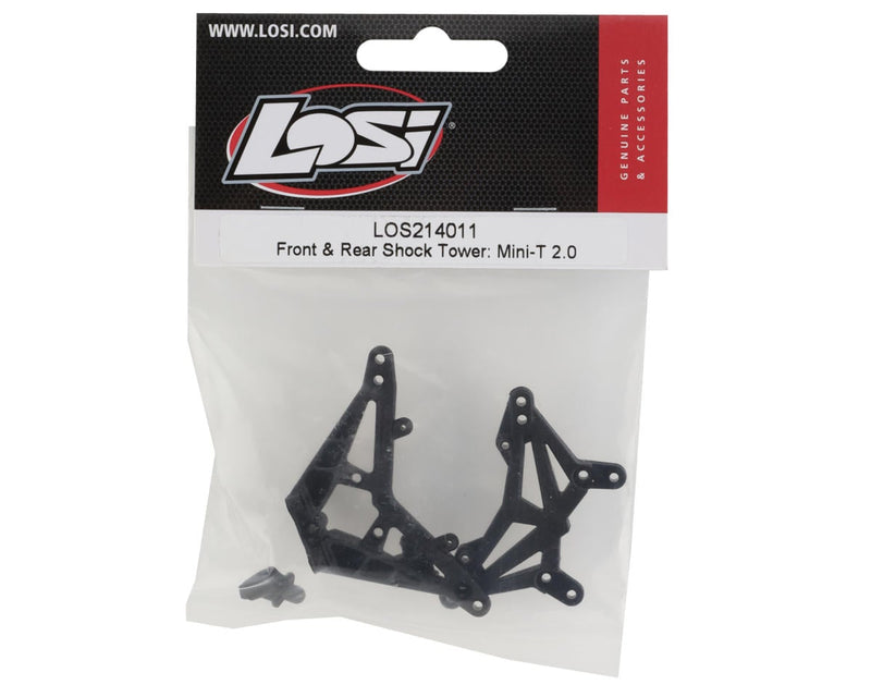 LOS214011 Losi Mini-T 2.0 Front & Rear Shock Tower